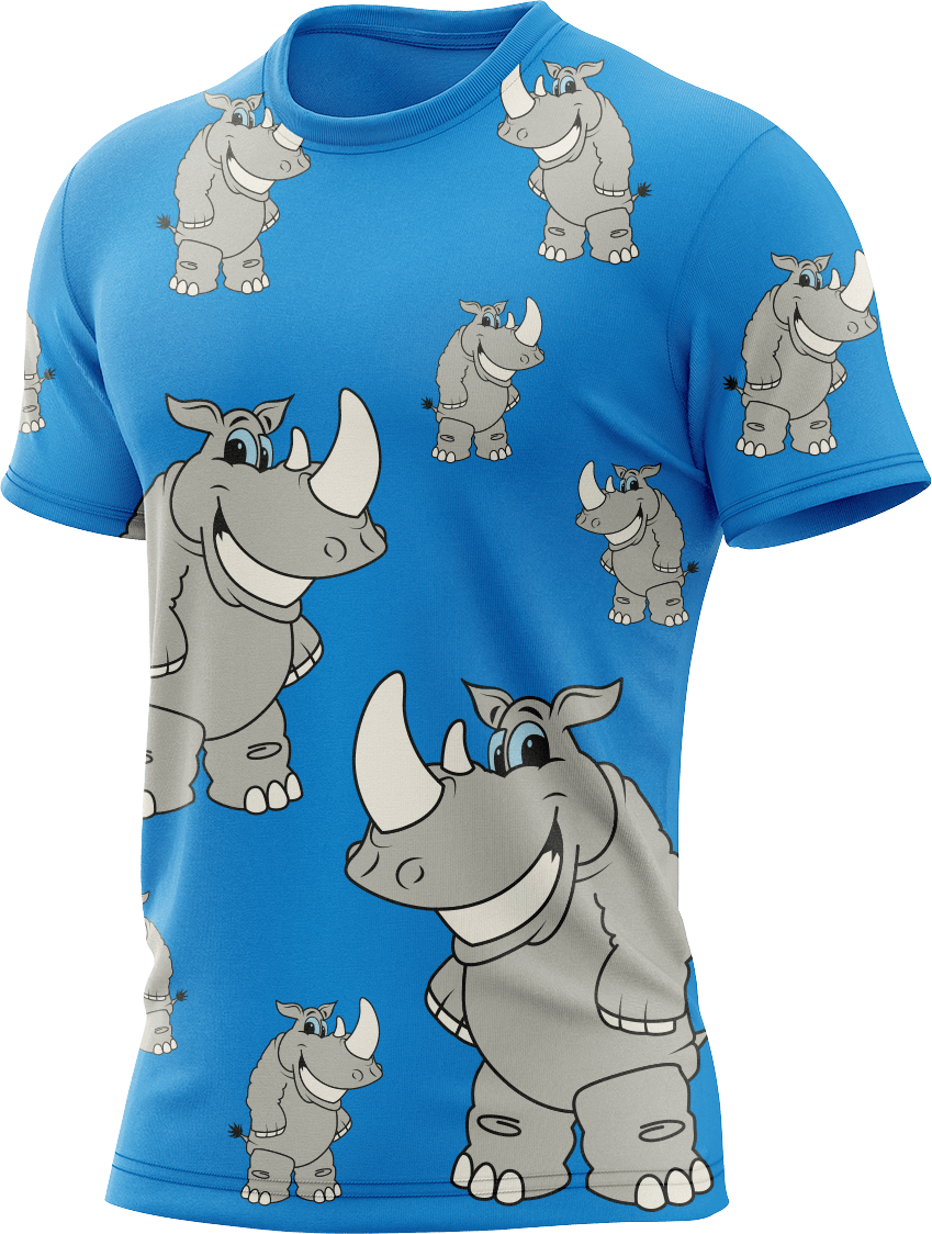 Racy Rhino Rash Shirt Short Sleeve - fungear.com.au