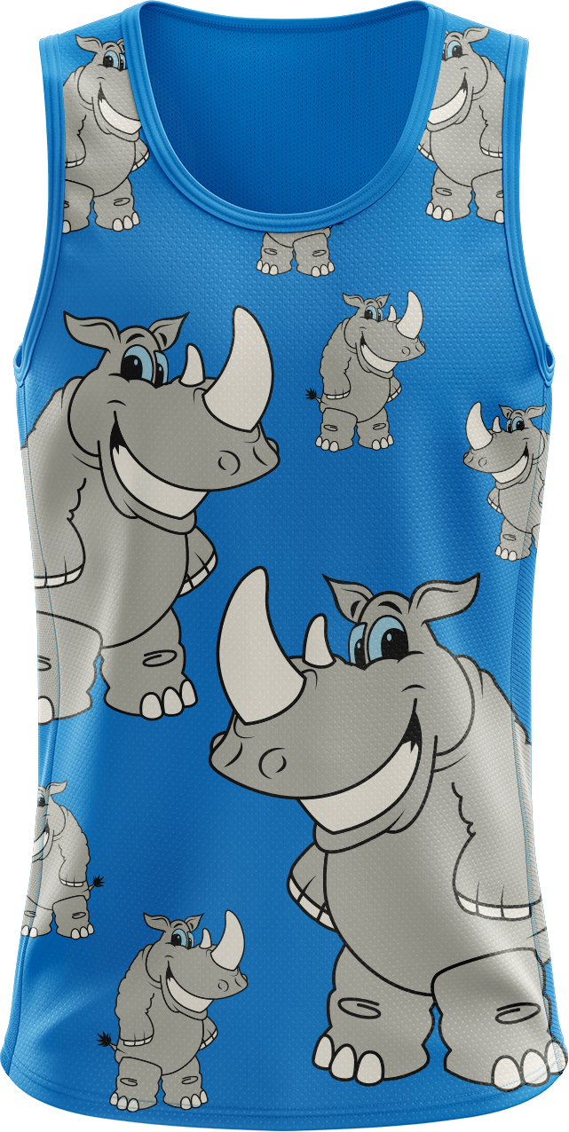 Racy Rhino Singlets