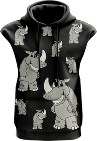 Racy Rhino Sleeveless Hoodie 1