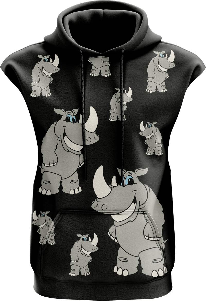 Racy Rhino Sleeveless Hoodie