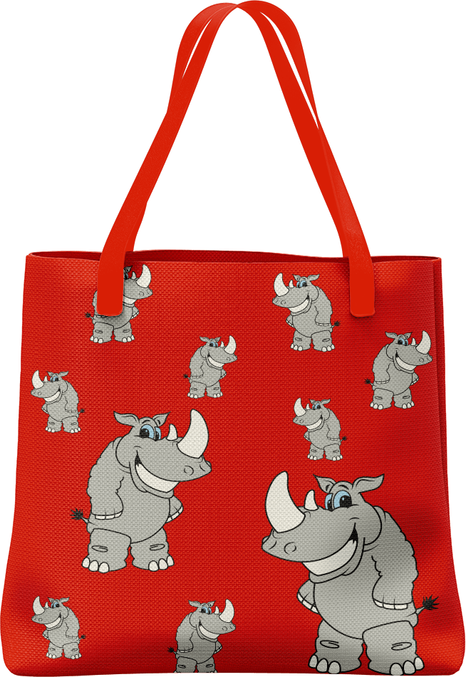 Racy Rhino Tote Bag - fungear.com.au