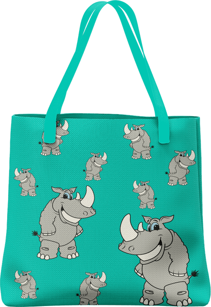 Racy Rhino Tote Bag - fungear.com.au