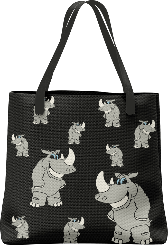 Racy Rhino Tote Bag - fungear.com.au