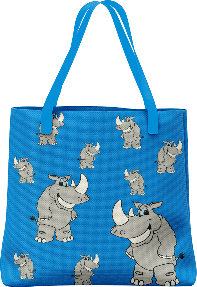 Racy Rhino Tote Bag - fungear.com.au