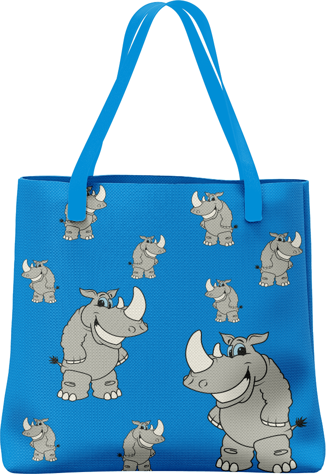 Racy Rhino Tote Bag