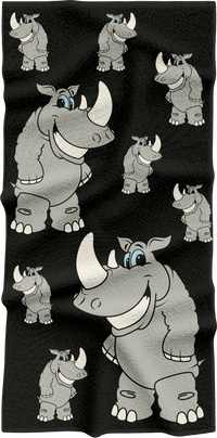 Racy Rhino Towels 1