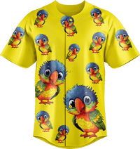 Rainbow Lorikeet Baseball Jerseys 4