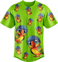 Rainbow Lorikeet Baseball Jerseys 1