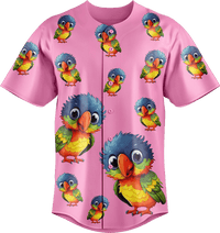 Rainbow Lorikeet Baseball Jerseys 3