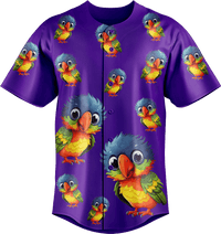 Rainbow Lorikeet Baseball Jerseys 2