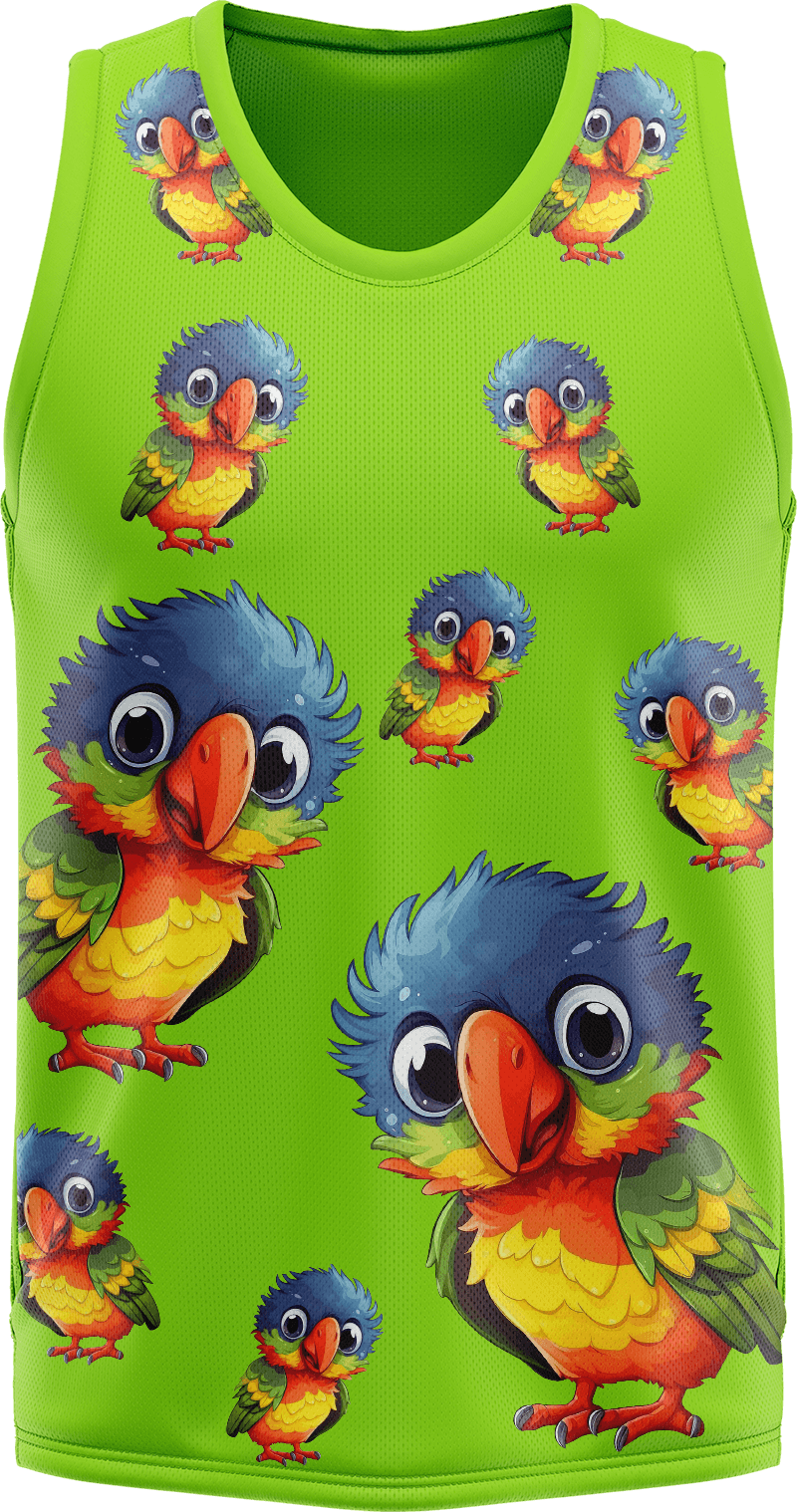 Rainbow Lorikeet Basketball Jersey