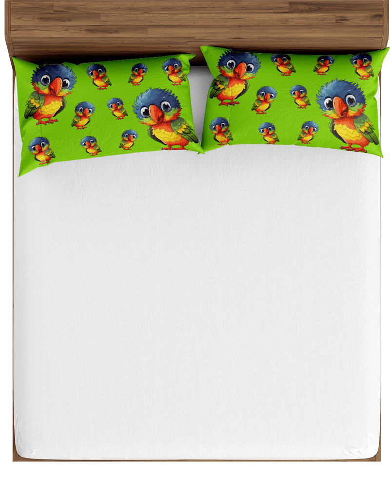Rainbow Lorikeet Bed Pillows