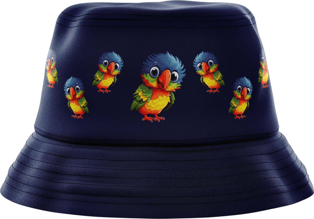 Rainbow Lorikeet Bucket Hat - fungear.com.au