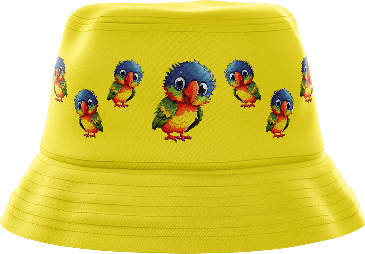 Rainbow Lorikeet Bucket Hat - fungear.com.au