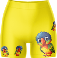 Rainbow Lorikeet Chamois Bike Shorts 4