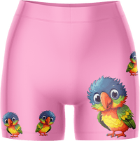 Rainbow Lorikeet Chamois Bike Shorts 3