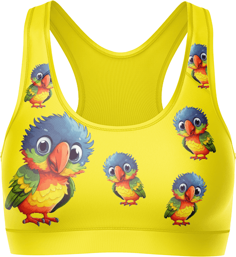 Rainbow Lorikeet Crop Top - fungear.com.au