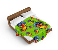 Rainbow Lorikeet Doona + Pillow 2