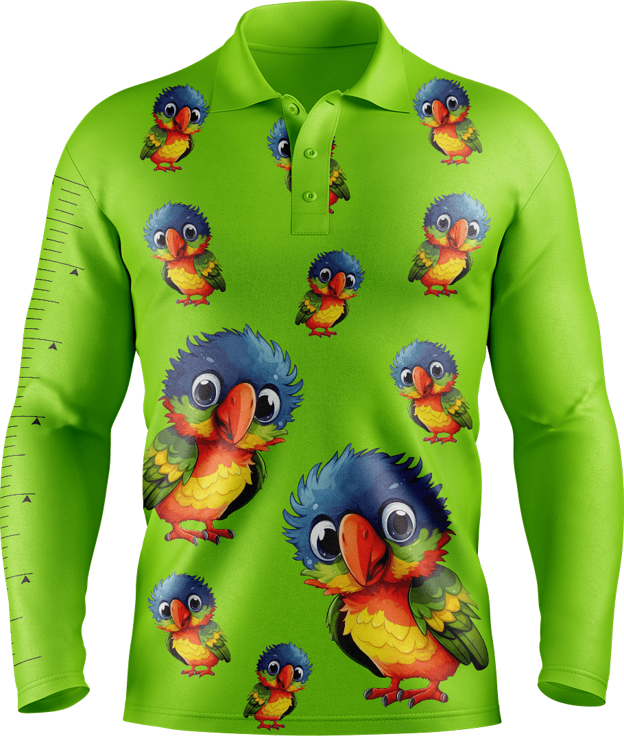 Rainbow Lorikeet Fishing Shirts - fungear.com.au