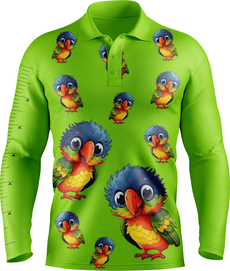 Rainbow Lorikeet Fishing Shirts