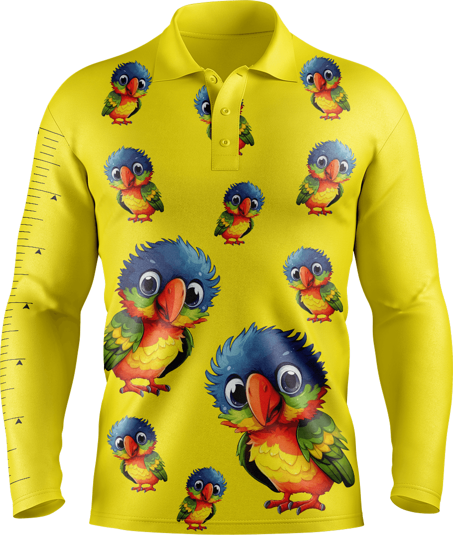 Rainbow Lorikeet Fishing Shirts - fungear.com.au