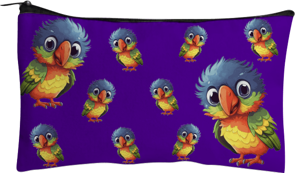 Rainbow Lorikeet Jumbo Pencil Case