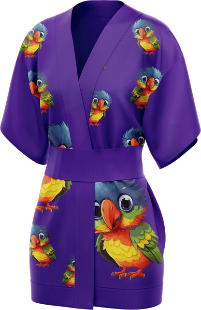 Rainbow Lorikeet Kimono - fungear.com.au