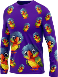 Rainbow Lorikeet Rash Shirt Long Sleeve 1