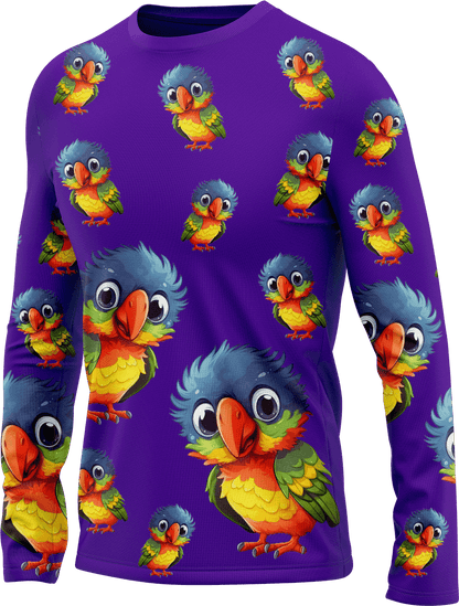 Rainbow Lorikeet Rash Shirt Long Sleeve - fungear.com.au