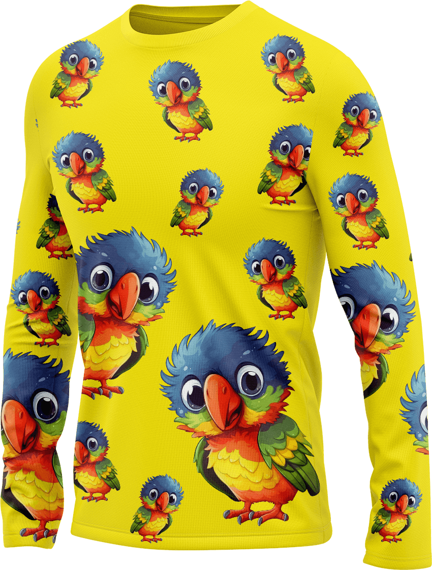 Rainbow Lorikeet Rash Shirt Long Sleeve - fungear.com.au