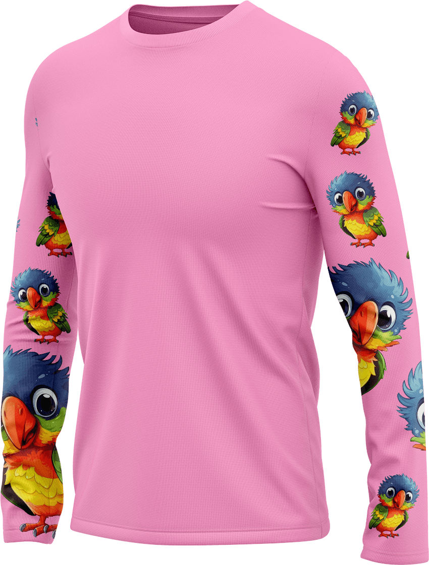 Rainbow Lorikeet Rash Shirt Long Sleeve - fungear.com.au