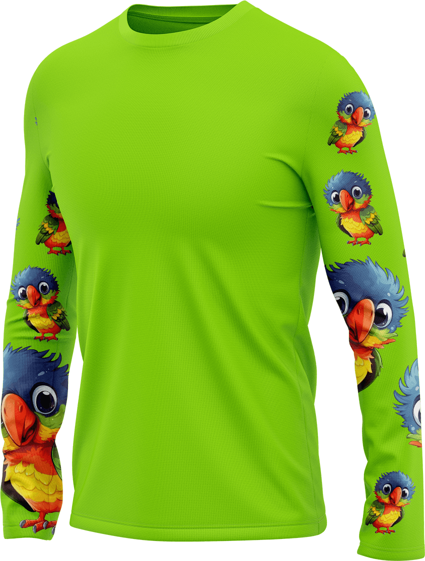 Rainbow Lorikeet Rash Shirt Long Sleeve - fungear.com.au