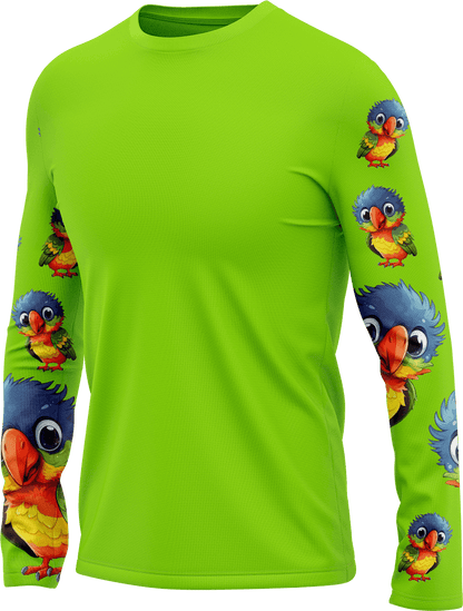 Rainbow Lorikeet Rash Shirt Long Sleeve - fungear.com.au