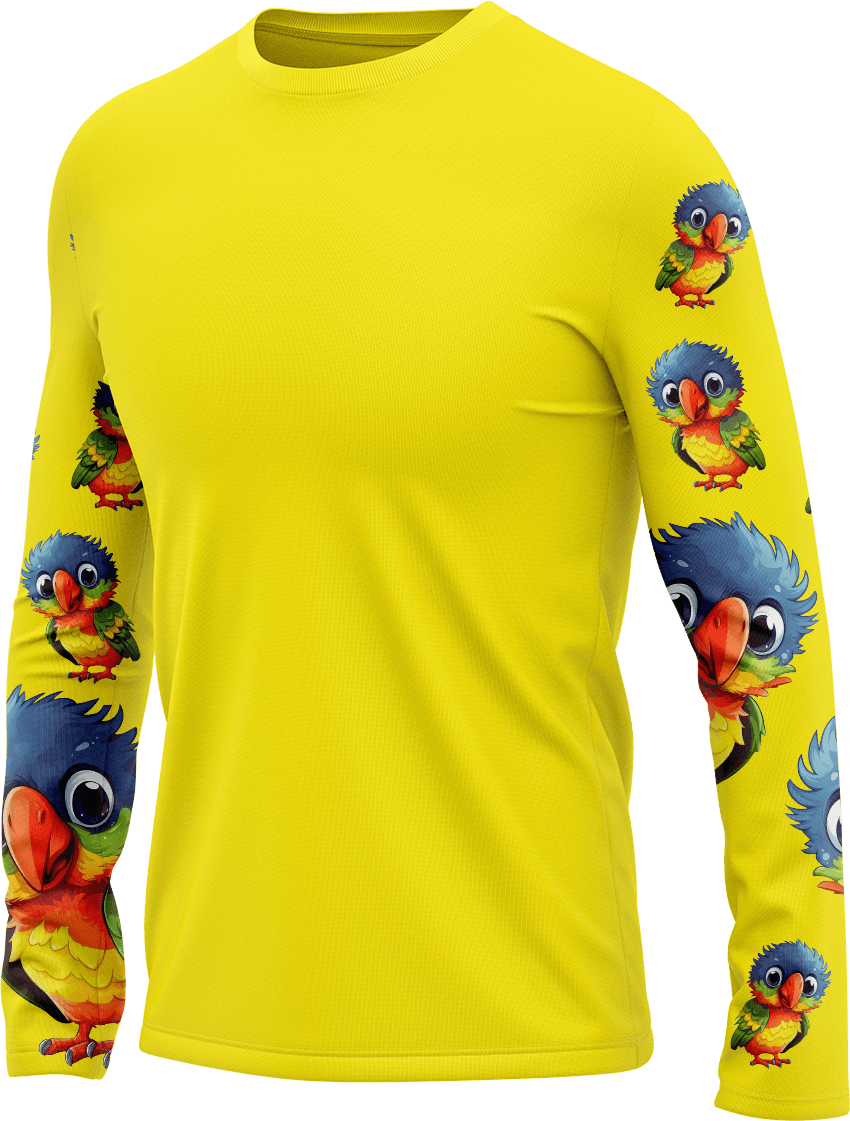 Rainbow Lorikeet Rash Shirt Long Sleeve - fungear.com.au