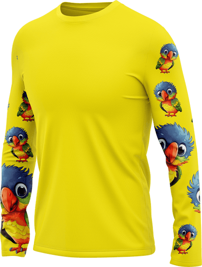 Rainbow Lorikeet Rash Shirt Long Sleeve - fungear.com.au