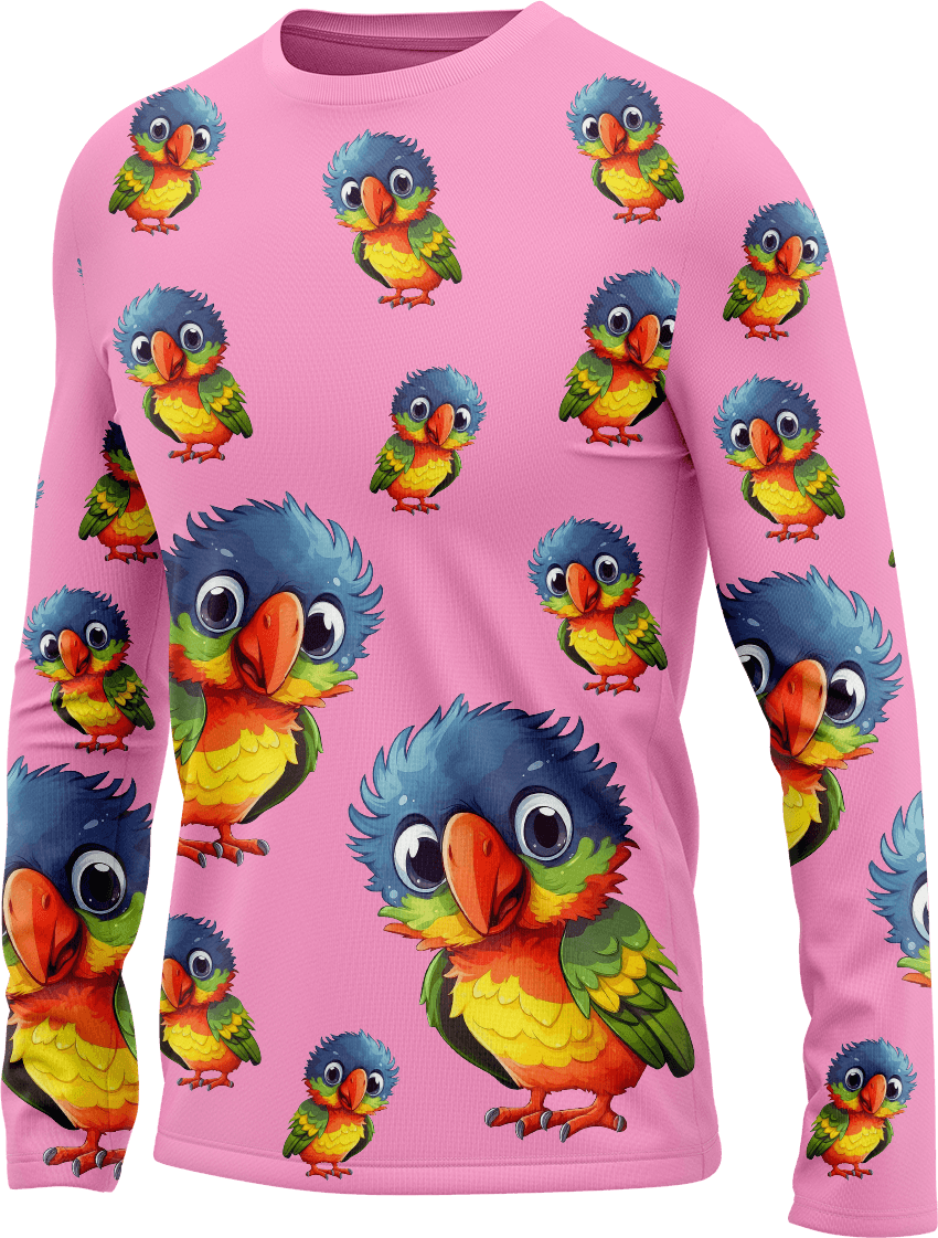 Rainbow Lorikeet Rash Shirt Long Sleeve - fungear.com.au