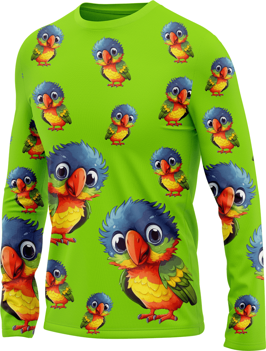 Rainbow Lorikeet Rash Shirt Long Sleeve