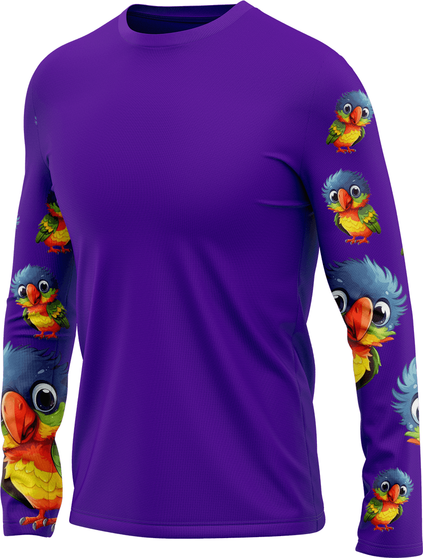 Rainbow Lorikeet Rash Shirt Long Sleeve - fungear.com.au