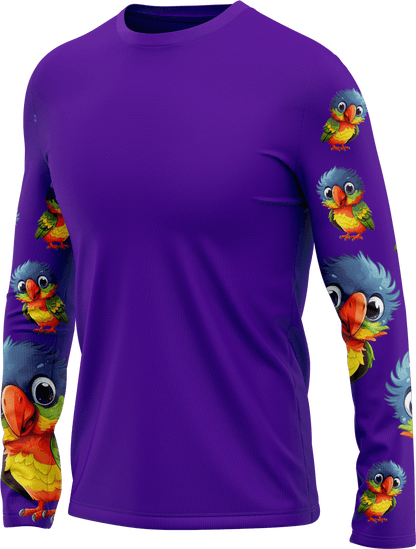 Rainbow Lorikeet Rash Shirt Long Sleeve - fungear.com.au