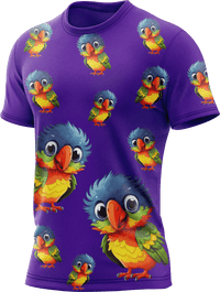Rainbow Lorikeet Rash Shirt Short Sleeve 1