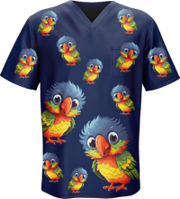 Rainbow Lorikeet Scrubs 4