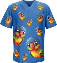 Rainbow Lorikeet Scrubs 3