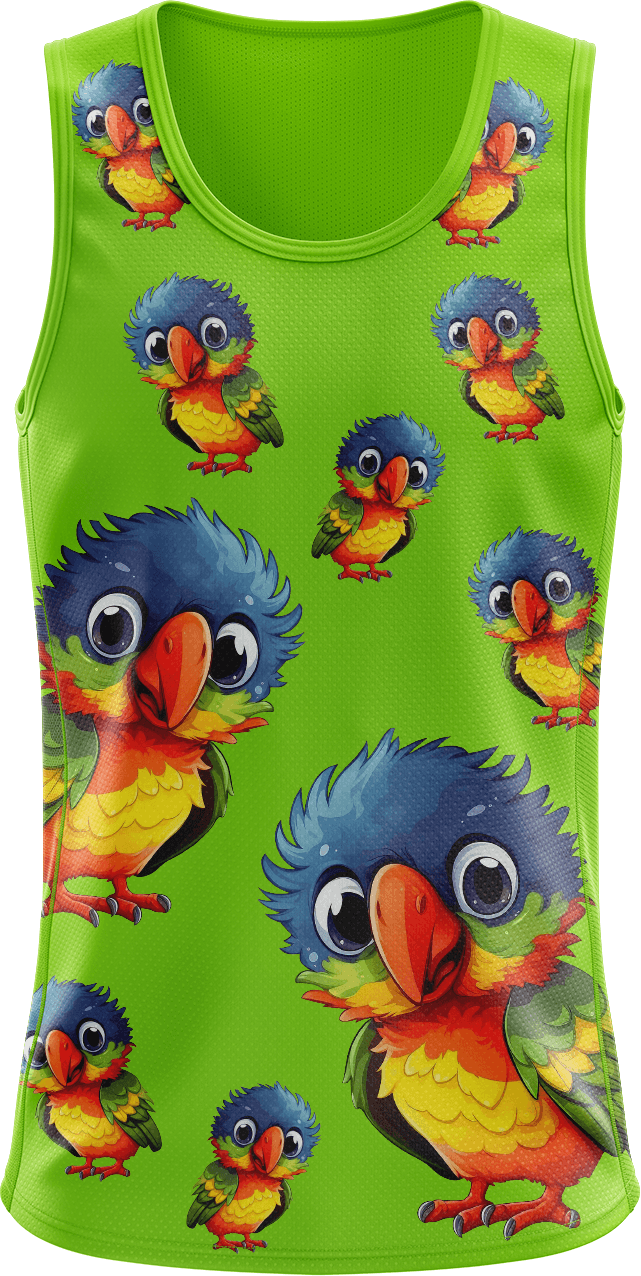 Rainbow Lorikeet Singlets