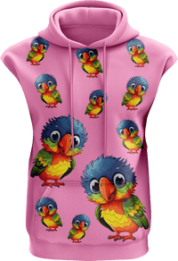 Rainbow Lorikeet Sleeveless Hoodie 3