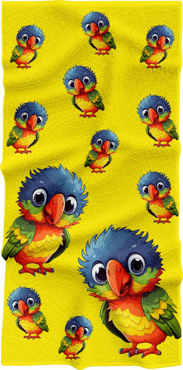 Rainbow Lorikeet Towels - fungear.com.au