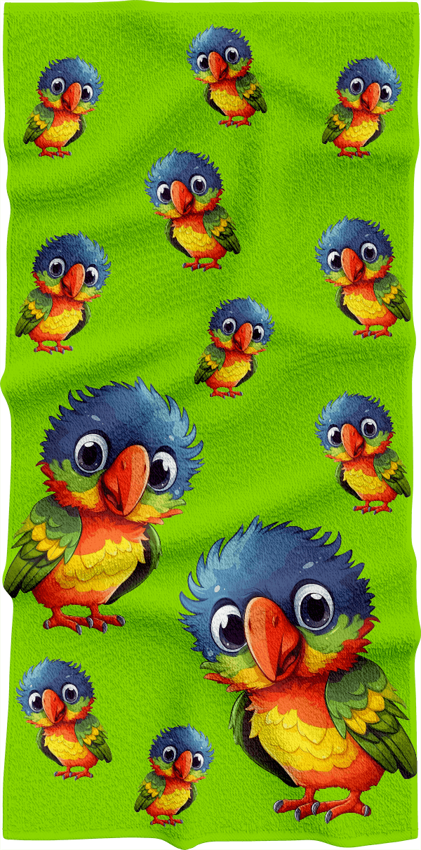 Rainbow Lorikeet Towels - fungear.com.au