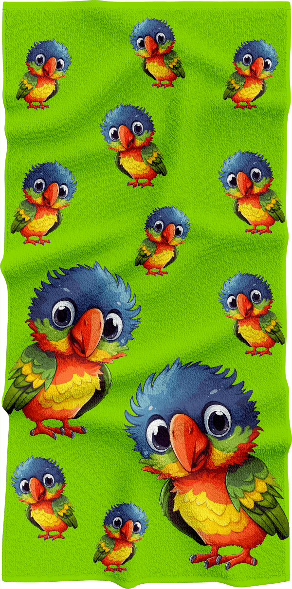 Rainbow Lorikeet Towels