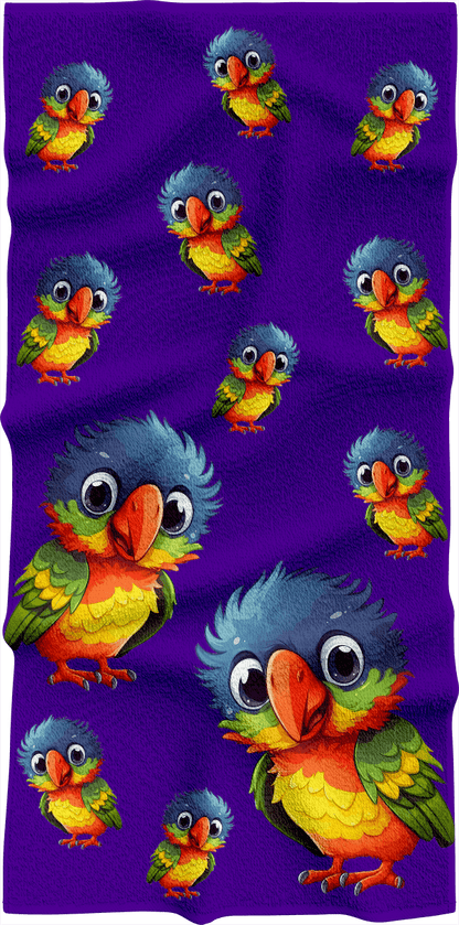 Rainbow Lorikeet Towels - fungear.com.au