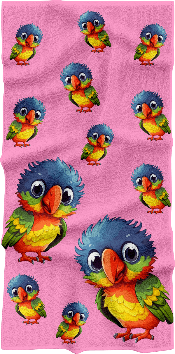 Rainbow Lorikeet Towels - fungear.com.au