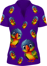 Rainbow Lorikeet Women's Polo 3
